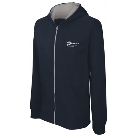 Veste Zippée Capuche Sport Enfant  - Saint-Genès Bordeaux